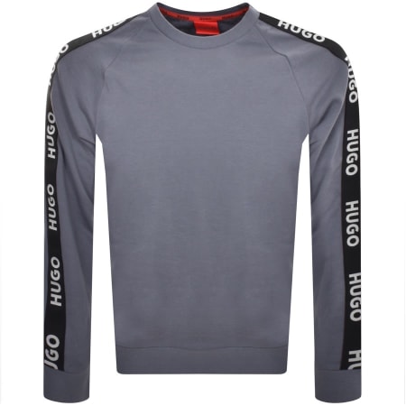 Product Image for HUGO Lounge Sporty Logo Sweatshirt Blue