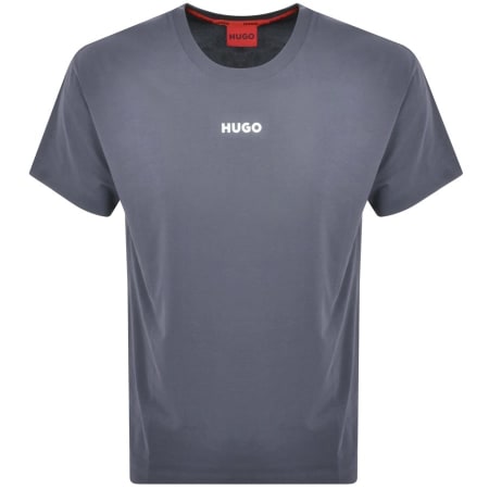 Product Image for HUGO Loungewear Linked T Shirt Blue