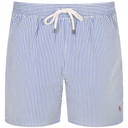 Recommended Product Image for Ralph Lauren Seersucker Traveller Swim Shorts Blue