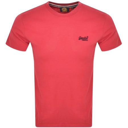 Product Image for Superdry Short Sleeved T Shirt Red