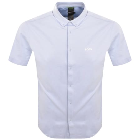 Product Image for BOSS Motion Short Sleeve Shirt Blue