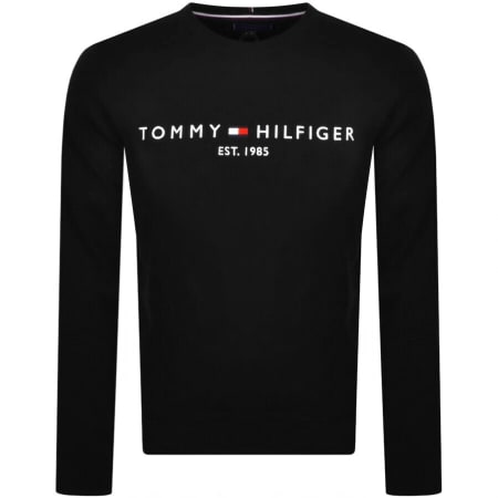 Product Image for Tommy Hilfiger Logo Sweatshirt Black