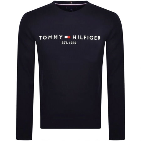 Recommended Product Image for Tommy Hilfiger Logo Sweatshirt Navy