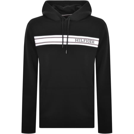 Product Image for Tommy Hilfiger Lounge Logo Hoodie Black