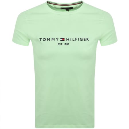 Product Image for Tommy Hilfiger Logo T Shirt Green