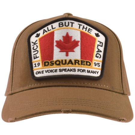Product Image for DSQUARED2 Canada Patch Baseball Cap Brown