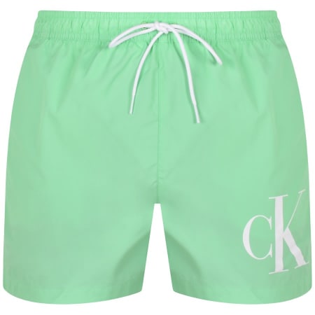 Product Image for Calvin Klein Logo Swim Shorts Green