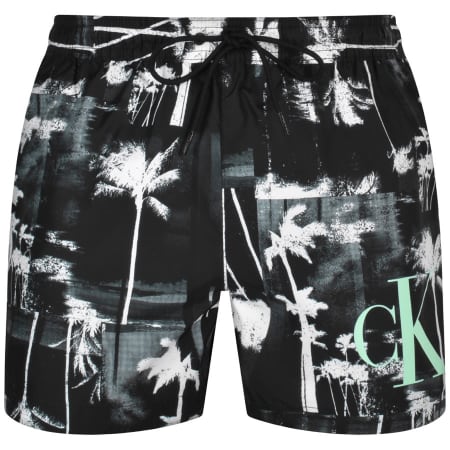 Product Image for Calvin Klein Printed Swim Shorts Black