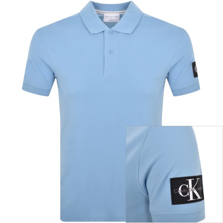 Product Image for Calvin Klein Jeans Badge Polo T Shirt Blue