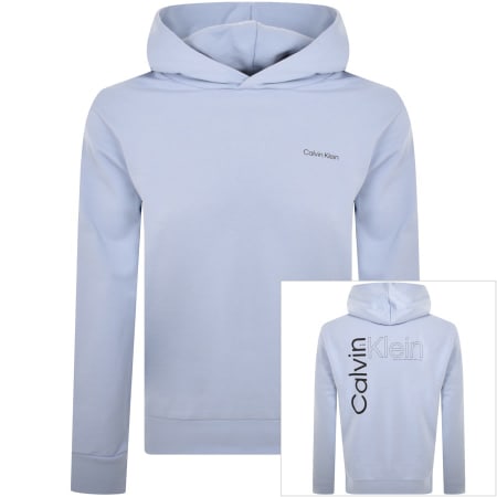 Product Image for Calvin Klein Logo Hoodie Blue