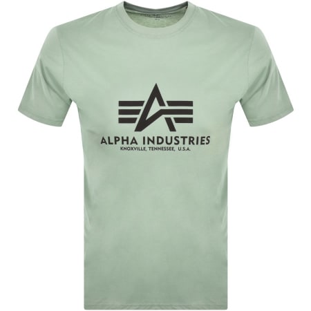 Product Image for Alpha Industries Logo T Shirt Green