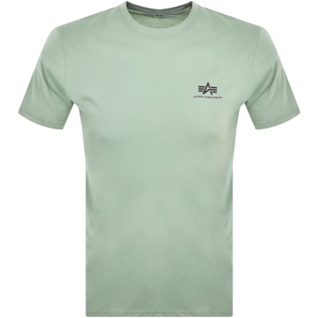 Product Image for Alpha Industries Basic Small Logo T Shirt Green