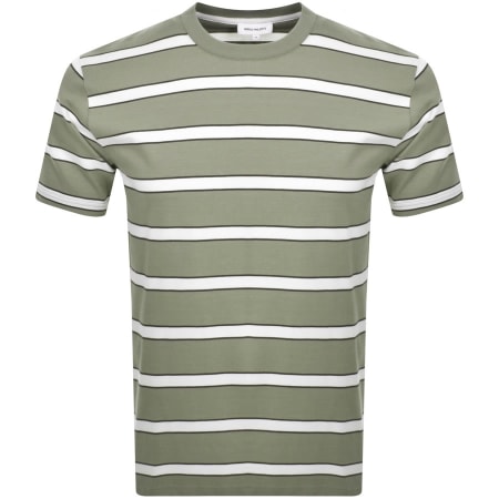 Product Image for Norse Projects Stripe T Shirt Green