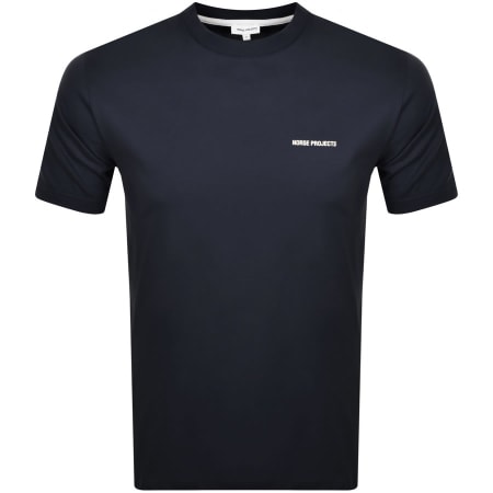 Product Image for Norse Projects Logo T Shirt Navy