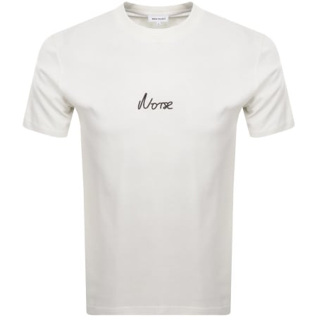 Product Image for Norse Projects Chain Link Logo T Shirt Off White