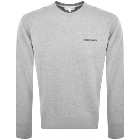 Recommended Product Image for Norse Projects Arne Relaxed Logo Sweatshirt Grey