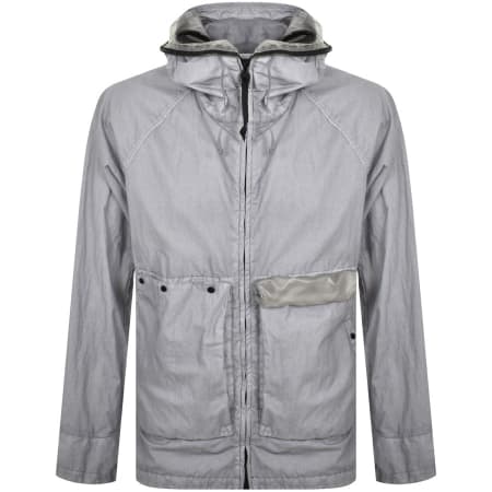 Product Image for CP Company 50 Fili Zipped Goggle Jacket Grey