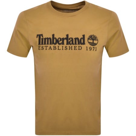 Product Image for Timberland Logo T Shirt Brown