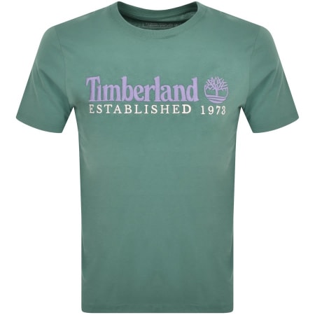 Product Image for Timberland Logo T Shirt Blue