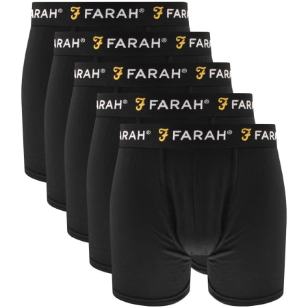 Product Image for Farah Vintage Chorley Five Pack Trunks Black