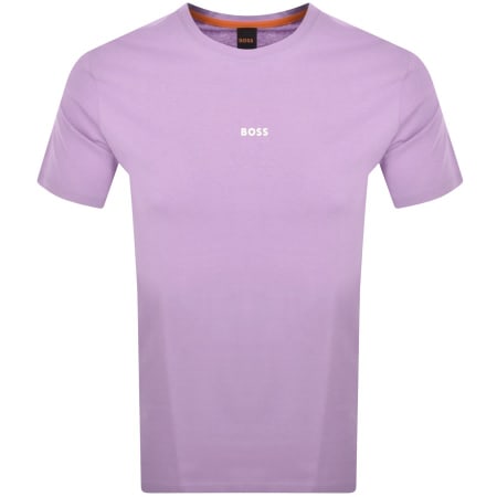 Product Image for BOSS TChup Logo T Shirt Purple