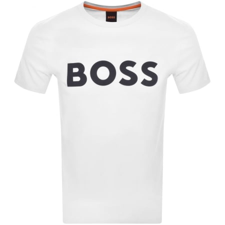 Product Image for BOSS Thinking 1 Logo T Shirt White