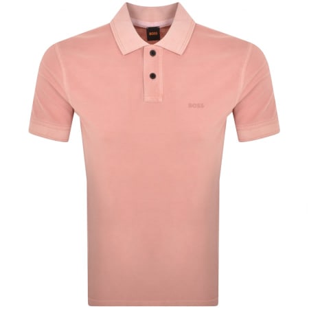 Product Image for BOSS Prime Polo T Shirt Pink