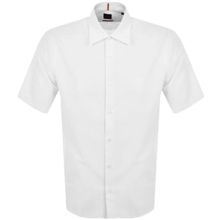 Product Image for BOSS Rash 2 Short Sleeved Shirt White