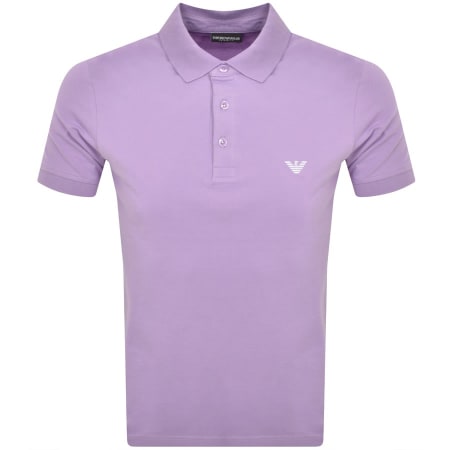 Product Image for Emporio Armani Polo T Shirt Purple