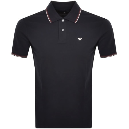 Product Image for Emporio Armani Short Sleeved Polo T Shirt Navy