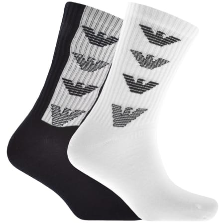 Product Image for Emporio Armani Two Pack Socks Navy