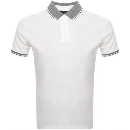 Product Image for Emporio Armani Tipped Polo T Shirt White