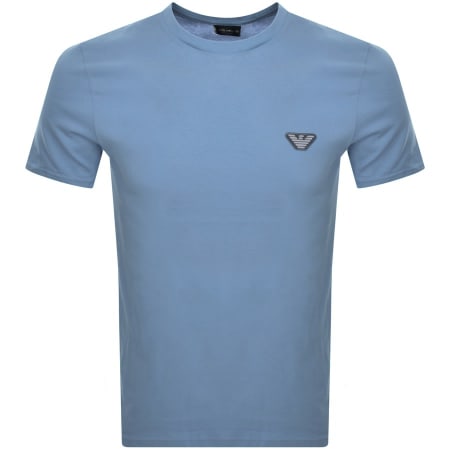 Product Image for Emporio Armani Logo T Shirt Blue