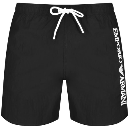 Product Image for Emporio Armani Logo Swim Shorts Black