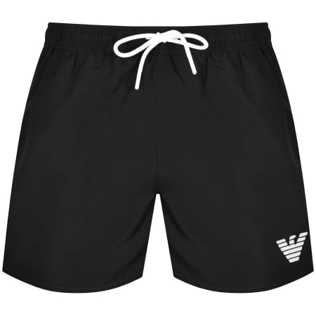 Product Image for Emporio Armani Logo Swim Shorts Black