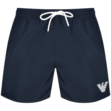 Product Image for Emporio Armani Logo Swim Shorts Navy