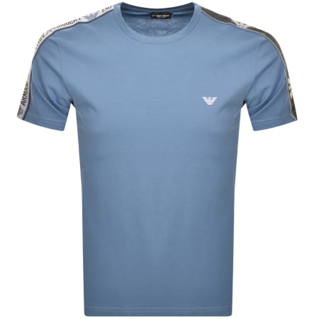 Product Image for Emporio Armani Logo T Shirt Blue