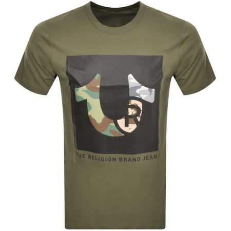 Product Image for True Religion Multi Camouflage T Shirt Green