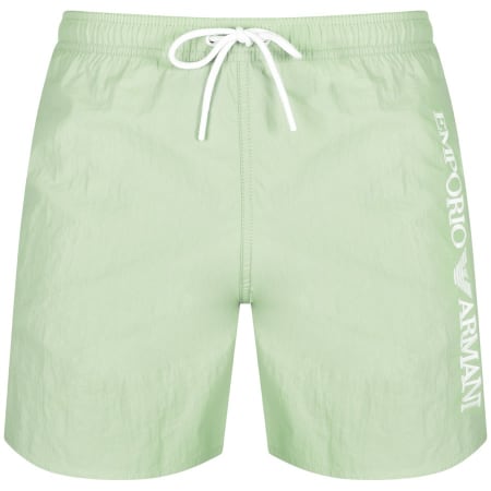 Product Image for Emporio Armani Logo Swim Shorts Green