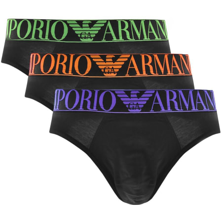 Product Image for Emporio Armani 3 Pack Briefs Black