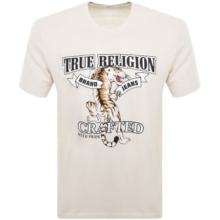 Product Image for True Religion Jeans Tiger T Shirt Cream