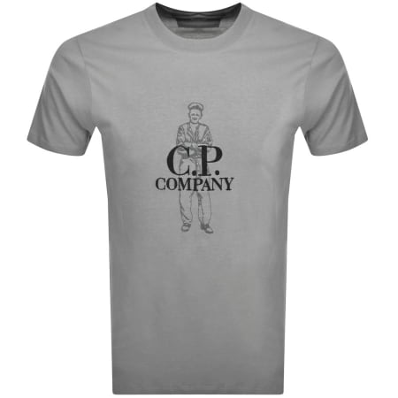 Product Image for CP Company Jersey Sailor T Shirt Grey