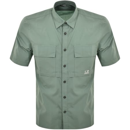 Product Image for CP Company Short Sleeve Shirt Green