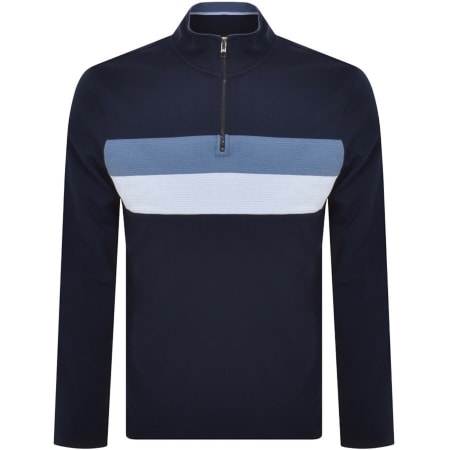 Product Image for Ted Baker Veller Half Zip Sweatshirt Navy