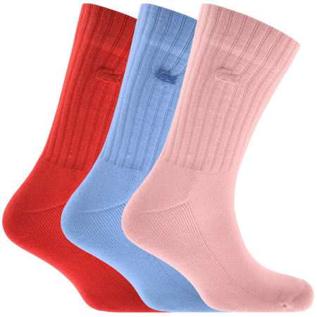 Product Image for Lacoste Logo Triple Pack Socks