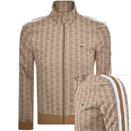 Product Image for Lacoste Full Zip Sweatshirt Brown
