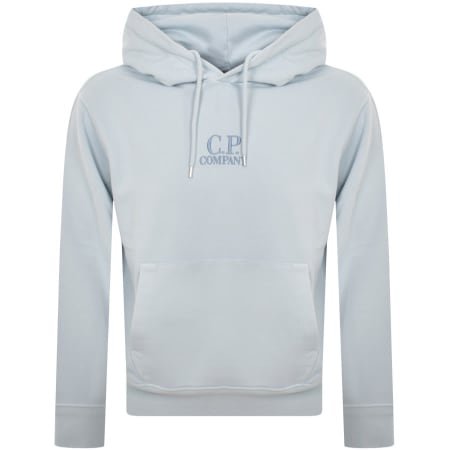 Product Image for CP Company Diagonal Hoodie Blue