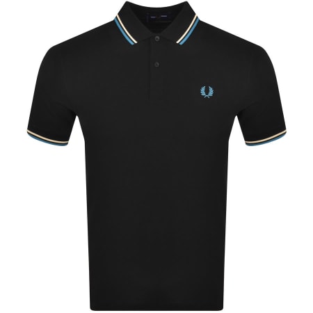Product Image for Fred Perry Twin Tipped Polo T Shirt Black