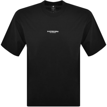 Product Image for G Star Raw Boxy Logo T Shirt Black