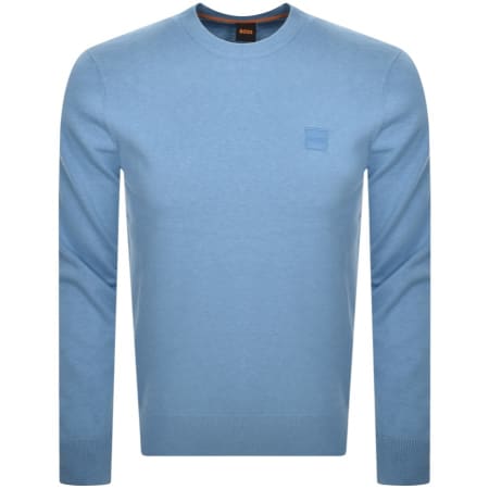 Product Image for BOSS Kanovano Knit Jumper Blue
